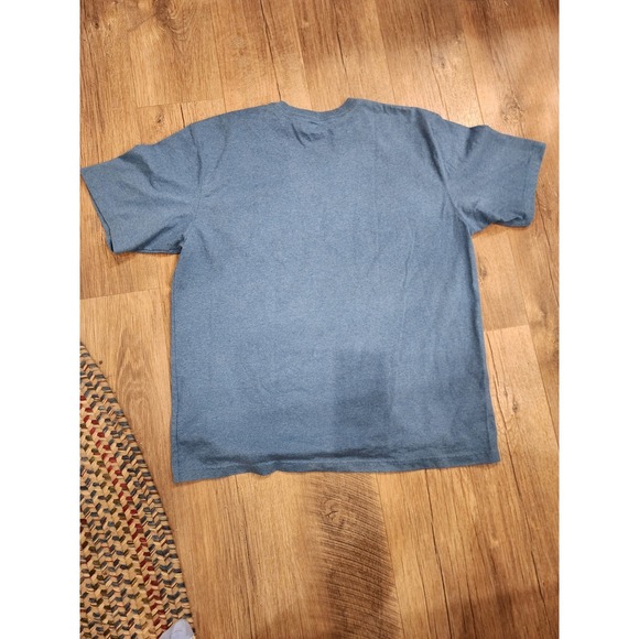 Carhartt Shirt Mens XL Blue Short Sleeve Pocket Original Fit Workwear - Picture 2 of 10